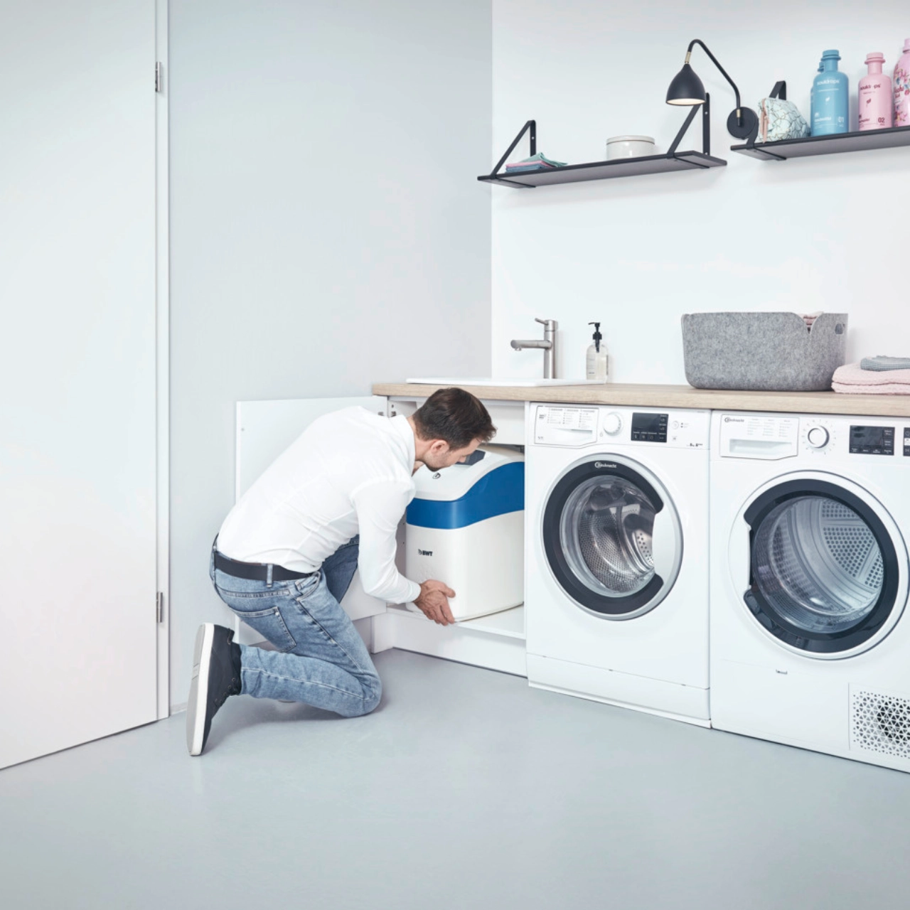 BWT Perla in the laundry room